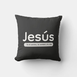 Jesús es el camino, la verdad y la vida cushion