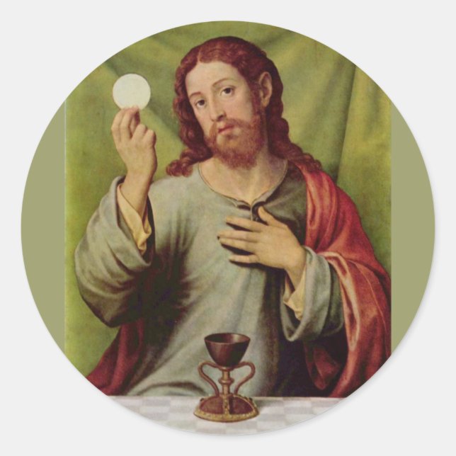 Jesus eucharist sticker (Front)