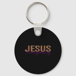 Jesus Everything Christian Cross God Faith Bible R Key Ring