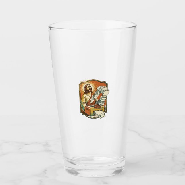 Jesus Excel Sheet Printing 50 Blank Pages Office H Glass (Front)