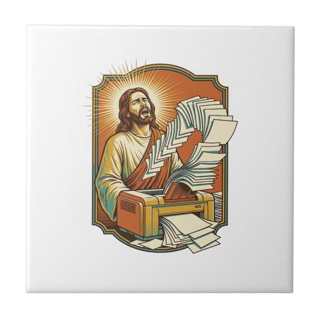 Jesus Excel Sheet Printing 50 Blank Pages Office H Tile (Front)