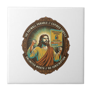 Jesus Expired Software Subscription Paywall Tech O Tile