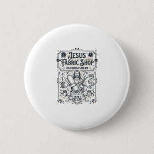 Jesus Fabric Shop Haberdashery Jesus Fabric Shop H 6 Cm Round Badge