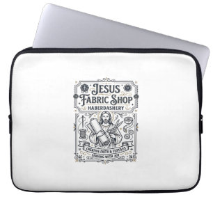 Jesus Fabric Shop Haberdashery Jesus Fabric Shop H Laptop Sleeve