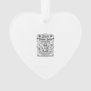 Jesus Fabric Shop Haberdashery Jesus Fabric Shop H Ornament