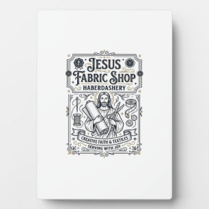 Jesus Fabric Shop Haberdashery Jesus Fabric Shop H Plaque