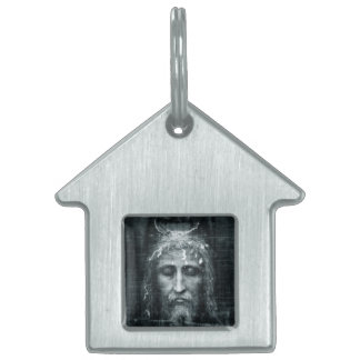 Jesus Face  Pet ID Tag