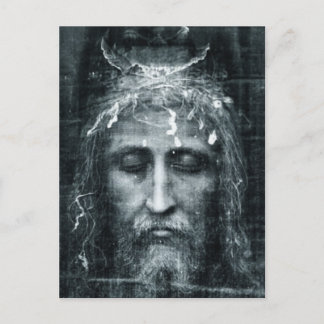 Jesus Face Postcard