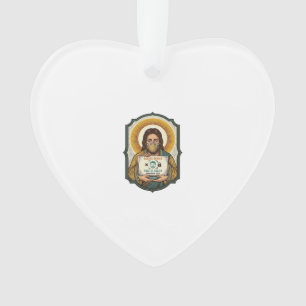 Jesus Failed Face Unlock Mask Recognition Tech Pho Ornament