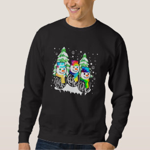 Jesus Faith Hope Love Snowman Funny Christmas For  Sweatshirt