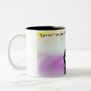 Jesus faith Two-Tone coffee mug