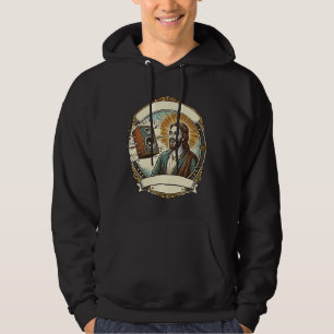 Jesus Fake Laughing Loud Club Cant Hear Party Humo Hoodie