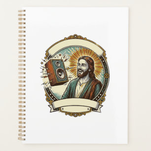 Jesus Fake Laughing Loud Club Cant Hear Party Humo Planner