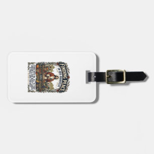 Jesus Farmers Market Handmade Food Graphic Tee Chr Luggage Tag