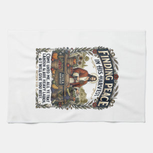 Jesus Farmers Market Handmade Food Graphic Tee Chr Tea Towel