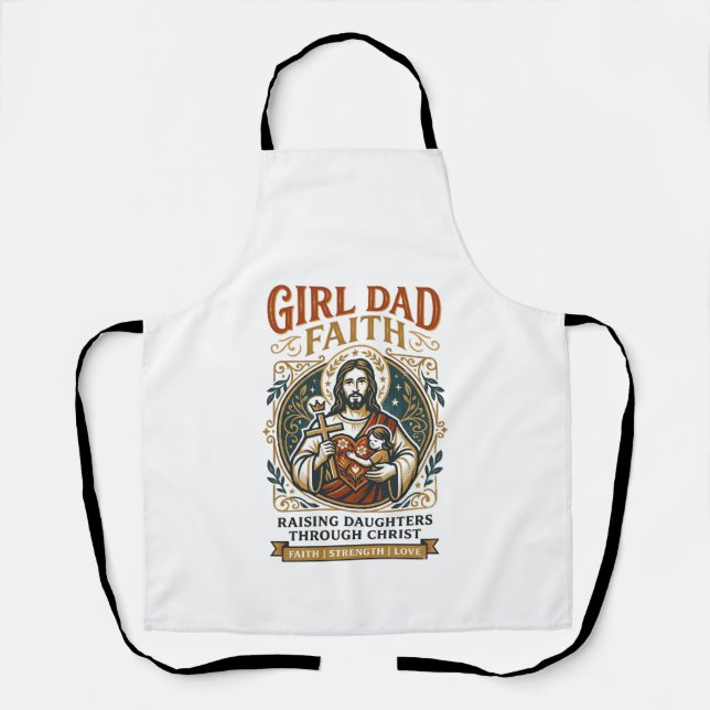 Jesus Fatherhood Micro Identities Graphic Tee Chri Apron (Front)