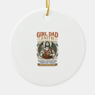 Jesus Fatherhood Micro Identities Graphic Tee Chri Ceramic Tree Decoration