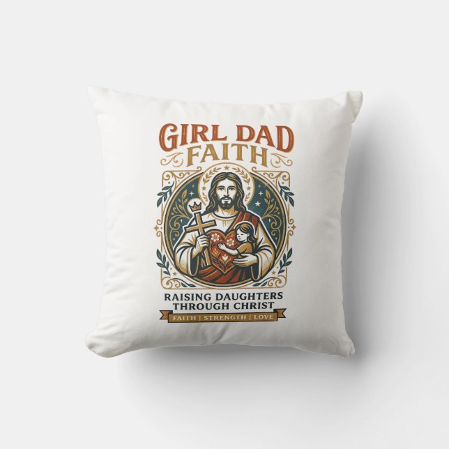 Jesus Fatherhood Micro Identities Graphic Tee Chri Cushion (Front)