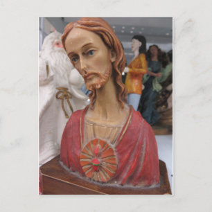 Jesus Figurine Postcard