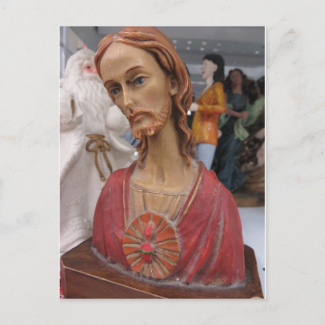 Jesus Figurine Postcard (Front)
