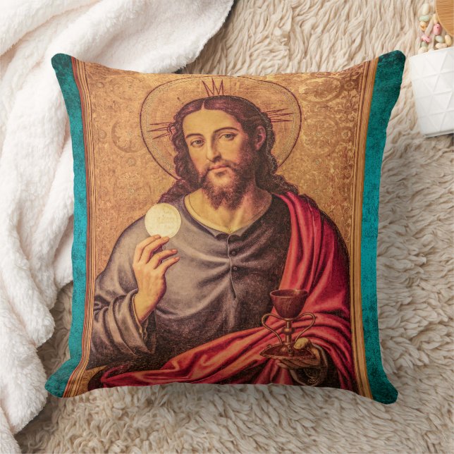 Jesus Fine art vintage pillow (Blanket)