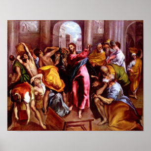 Jesus’ First Cleansing of the Temple (John 2:13) Poster