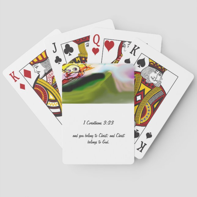 Jesus  first playing cards (Back)