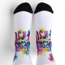 Jesus First Unisex Athletic Socks
