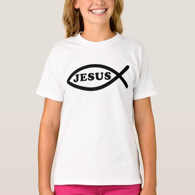 Jesus Fish 2 T-Shirt (Front)