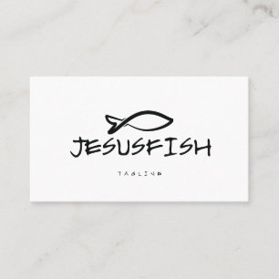 Jesus FISH business card template