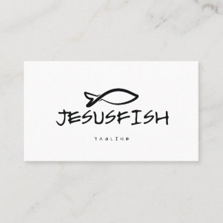 Jesus FISH business card template