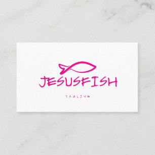 Jesus FISH business card template
