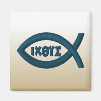 Jesus Fish Christian Symbol Magnet