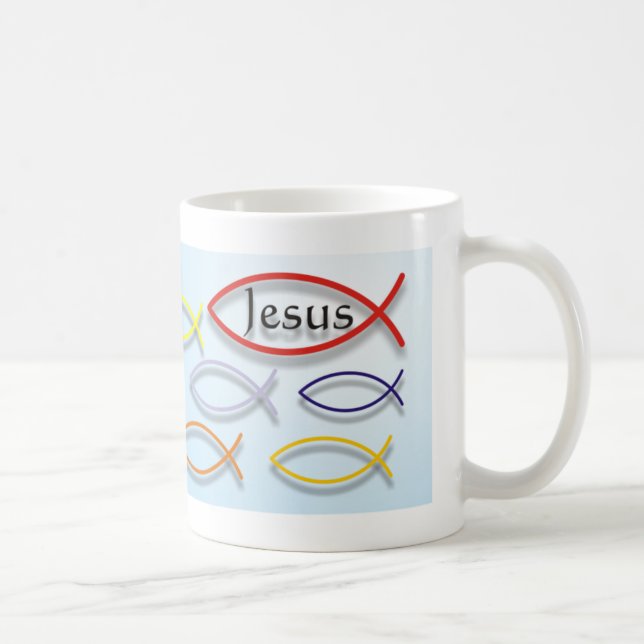 Jesus Fish Coffee Mug (Right)