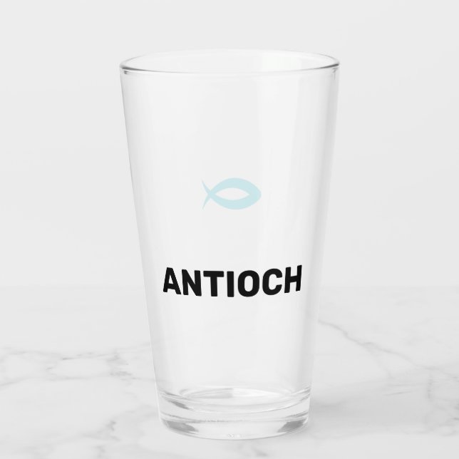 JESUS FISH GLASS (Back)