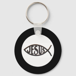 Jesus Fish Key Ring