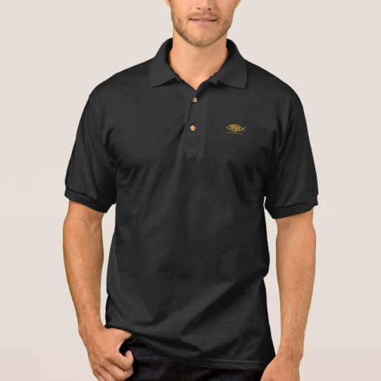 polo shirt with fish logo