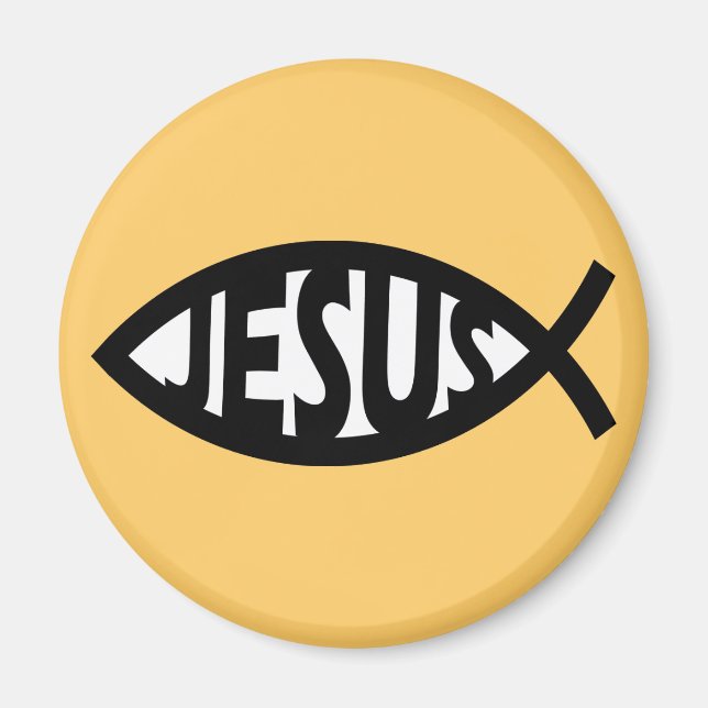 Jesus Fish Magnet (Front)