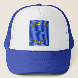 JESUS Fish Optical Illusion Trucker Hat