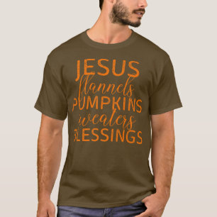 Jesus Flannels Pumpkins Sweaters Blessings Fall Se