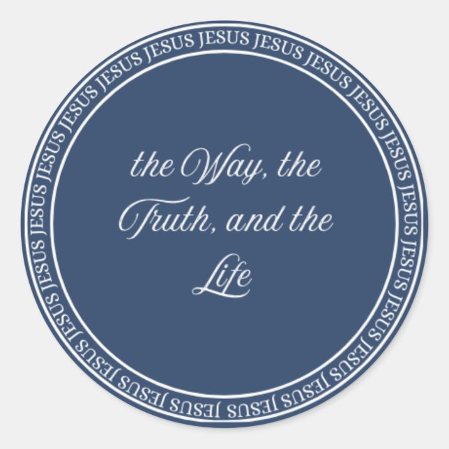 Jesus - Flush Seal small (Front)