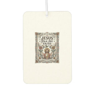 Jesus Folk Art Faith Jesus Folk Art Christian Fait Car Air Freshener