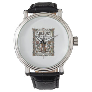 Jesus Folk Art Faith Jesus Folk Art Christian Fait Watch