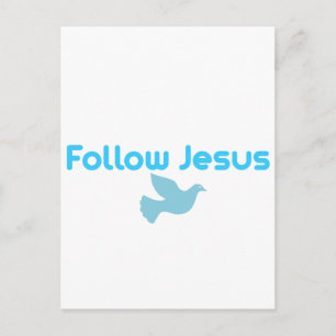 JESUS FOLLOW POSTCARD