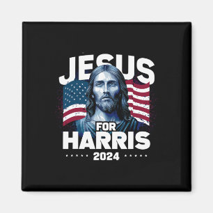 Jesus For Harris Kamala 2024 Magnet