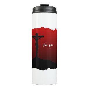 Jesus for you Customise It add name or initials! Thermal Tumbler