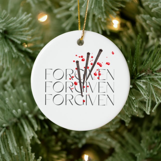Jesus Forgives Ornament (Tree)
