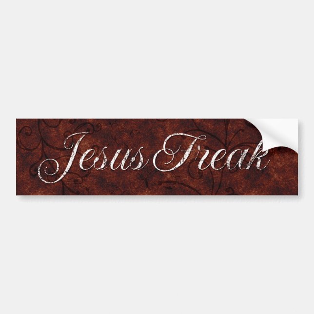 Jesus Freak 3 Bumper Sticker (Front)