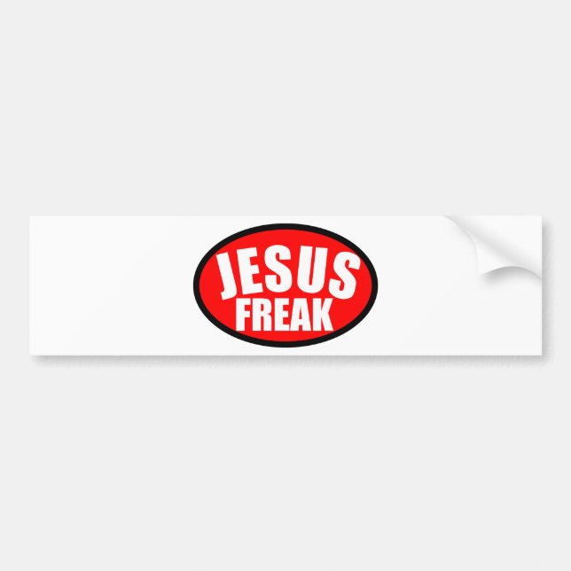 Jesus Freak Bumper Sticker (Front)