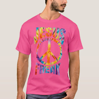 Jesus Freak - Christian Retro Tie Dye Lettering T-Shirt